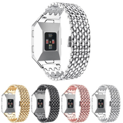 Fb.m38.ss Gallery Fitbit Ionic Stainless Steel Band In Silver 2