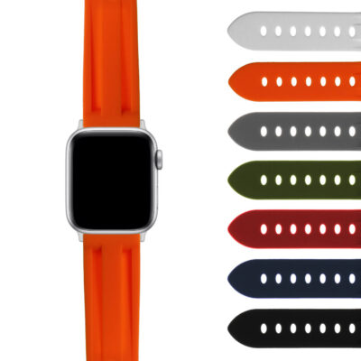 Ax.r.pn1 Gallery Silicone Rubber Strap Apple Watch