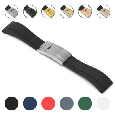 Rubber Strap with Clasp For MoonSwatch