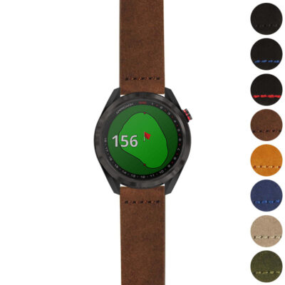 g.aS42.st29 Gallery Brown StrapsCo Heavy Duty Suede Watch Strap 20mm