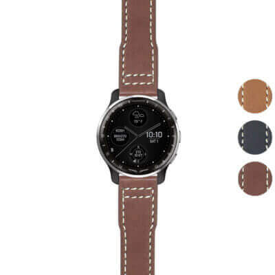 g.dax10.iw11 Gallery Brown StrapsCo DASSARI Vintage Pilot Strap 20mm