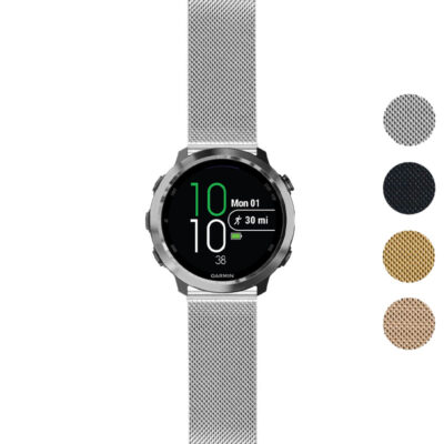 Gallery f645.g.m111 Silver StrapsCo Pro Mesh Stainless Steel Watch Band Strap