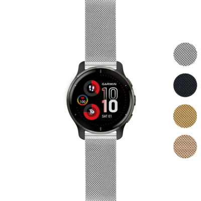 Gallery v2s.g.m111 Silver StrapsCo Pro Mesh Stainless Steel Watch Band Strap