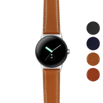 sw.l2 Dassari Smooth Italian Leather Strap for Google Pixel Watch