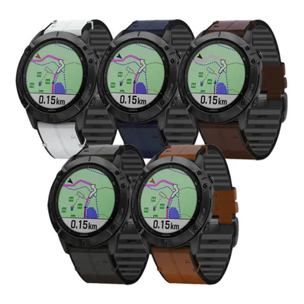 g.r73 All Color StrapsCo Silicone Strap for Garmin Fenix 5 5 Plus 6 Forerunner 935 Quatix 5