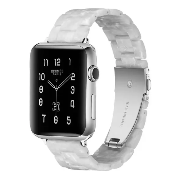 A.w4.22 Main White StrapsCo Marble Band Strap For Apple Watch 38mm 40mm 42mm 44mm