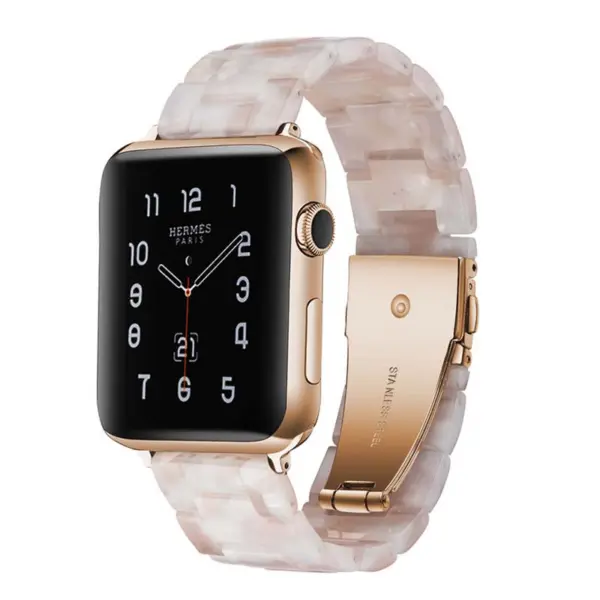 A.w4.22.3 Main White & Beige StrapsCo Marble Band Strap For Apple Watch 38mm 40mm 42mm 44mm
