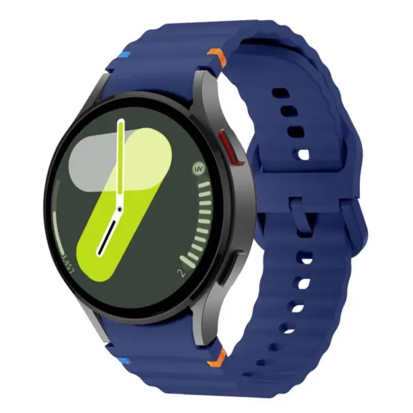 s.r39.5b Front Dark Blue StrapsCo Motion Watch Band Strap for Samsung Galaxy Watch 7