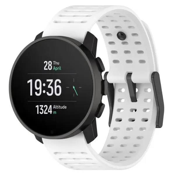 pain white StrapsCo Sports Strap for Suunto 9 Peak & 9 Peak Pro 22mm