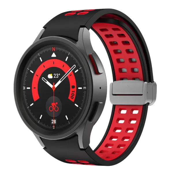 Mag-Clasp Color Block Strap For Samsung Galaxy Watch 7 #7