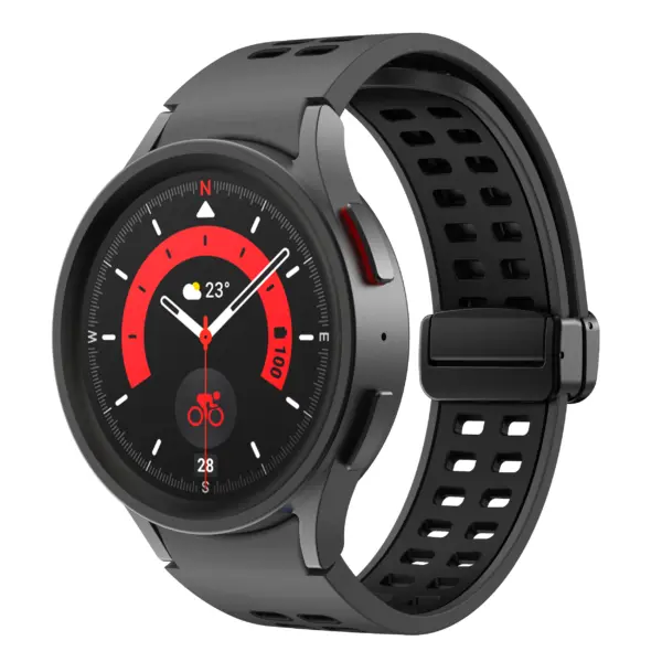 Mag-Clasp Color Block Strap For Samsung Galaxy Watch 7 #16