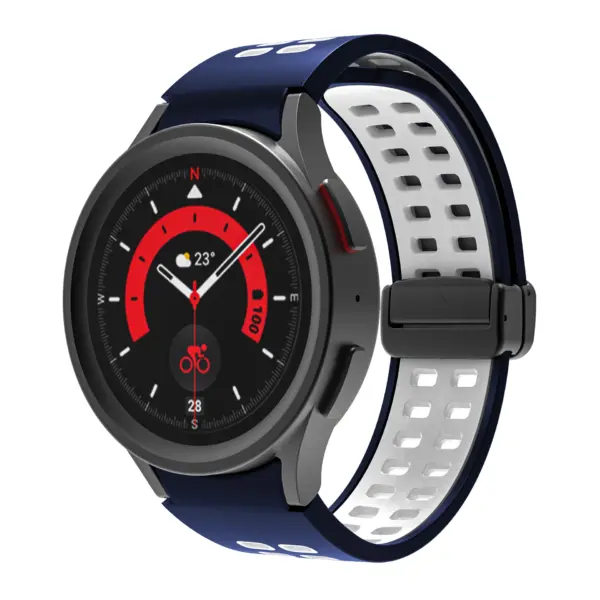 Mag-Clasp Color Block Strap For Samsung Galaxy Watch 7 #17