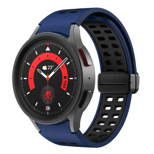 Mag-Clasp Color Block Strap For Samsung Galaxy Watch 7 #27