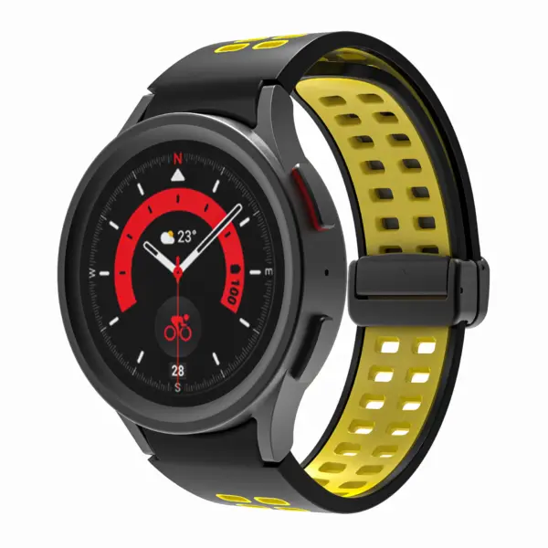 Mag-Clasp Color Block Strap For Samsung Galaxy Watch 7 #22