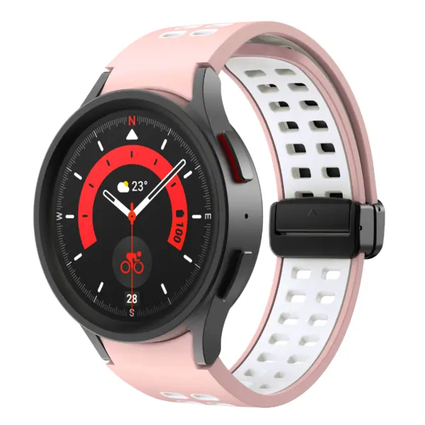 Mag-Clasp Color Block Strap For Samsung Galaxy Watch 7 #24