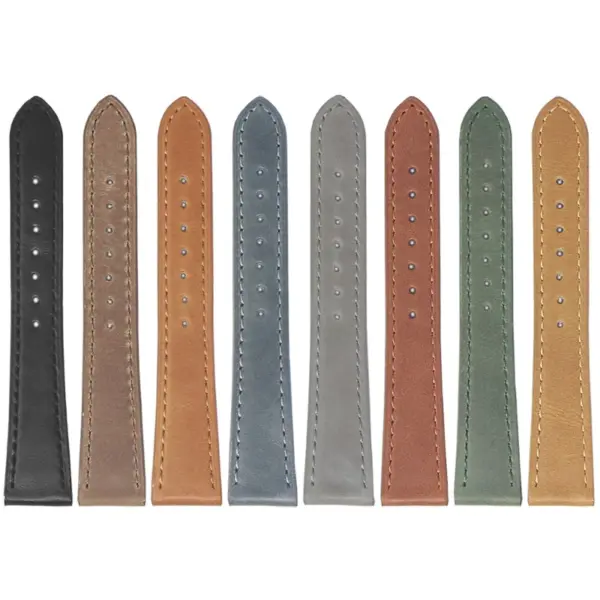 Vintage Waxed Leather Strap With Quick Release #6