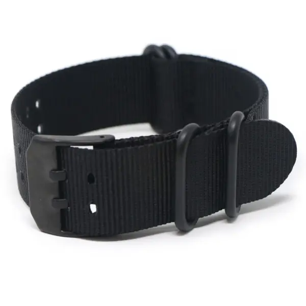 lmx7.1 Round Black StrapsCo Military Watch Band Strap for Luminox 23mm