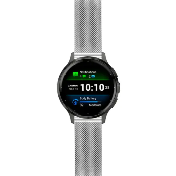vn3s.g.m111 Silver StrapsCo Pro Mesh Stainless Steel Watch Band Strap