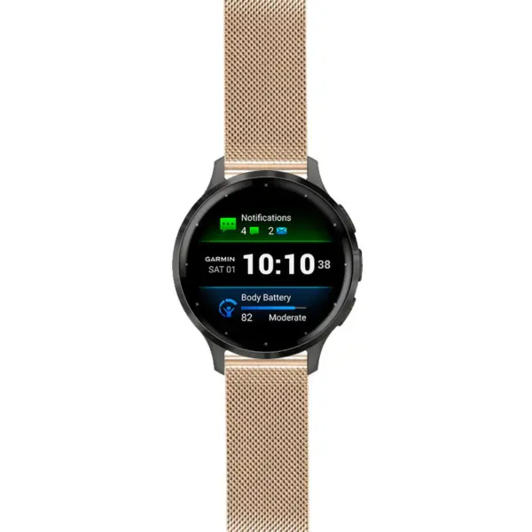 vn3s.g.m111 Rose Gold StrapsCo Pro Mesh Stainless Steel Watch Band Strap