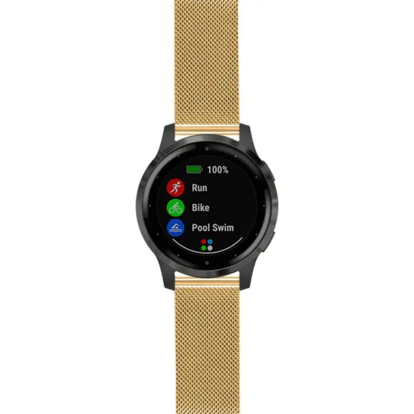 v4s.g.m111 Yellow Gold StrapsCo Pro Mesh Stainless Steel Watch Band Strap