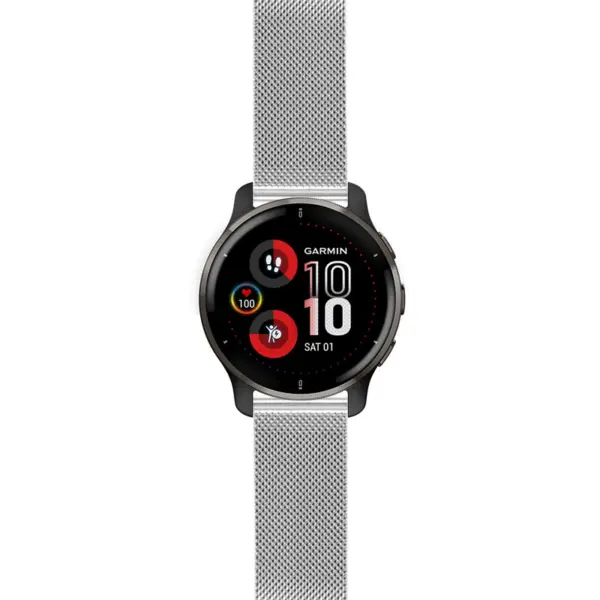 v2s.g.m111 Silver StrapsCo Pro Mesh Stainless Steel Watch Band Strap