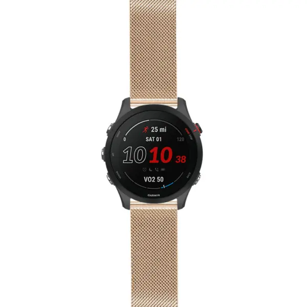 f255s.g.m111 Rose Gold StrapsCo Pro Mesh Stainless Steel Watch Band Strap
