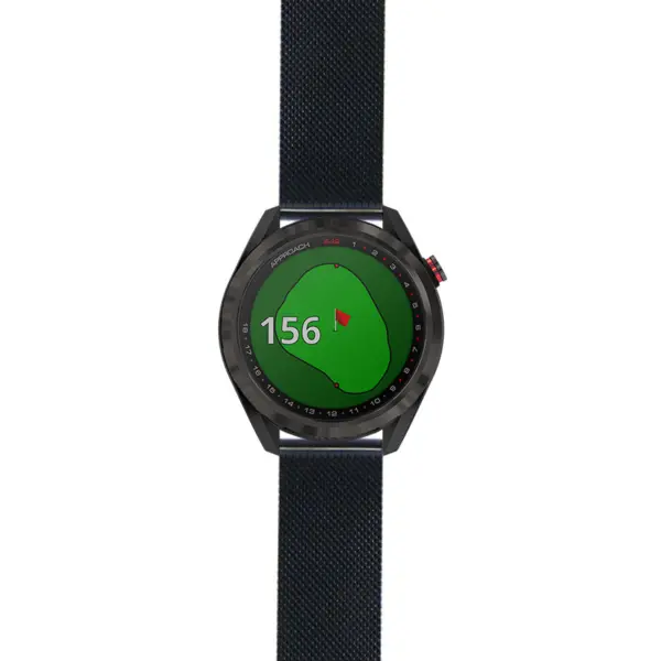 as42.g.m111 Black StrapsCo Pro Mesh Stainless Steel Watch Band Strap