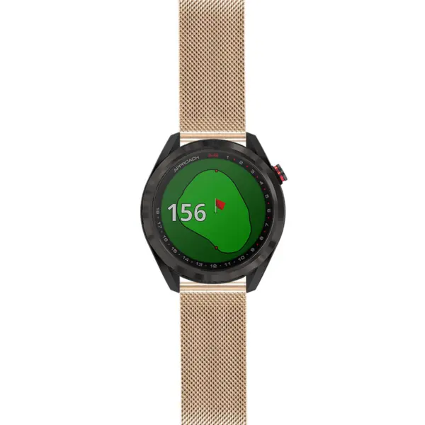 as42.g.m111 Rose Gold StrapsCo Pro Mesh Stainless Steel Watch Band Strap