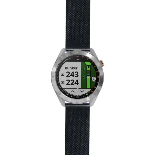 as40.g.m111 Black StrapsCo Pro Mesh Stainless Steel Watch Band Strap