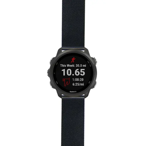 f245.g.m111 Black StrapsCo Pro Mesh Stainless Steel Watch Band Strap