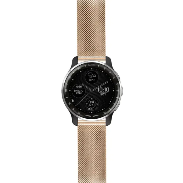 dax10.g.m111 Rose Gold StrapsCo Pro Mesh Stainless Steel Watch Band Strap