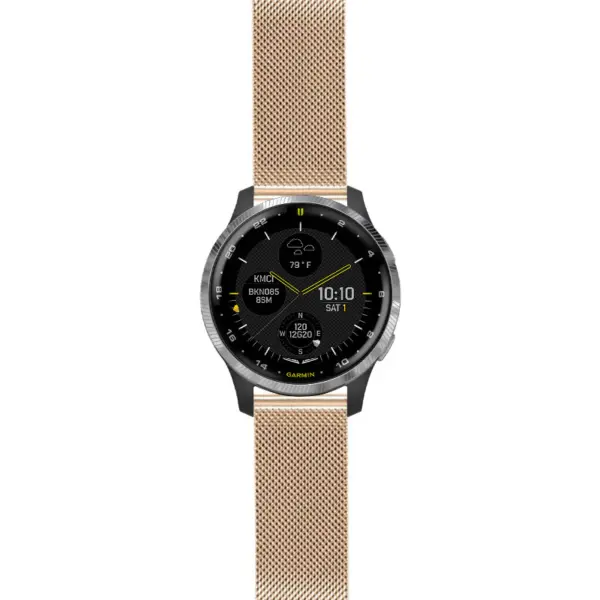 d2a.g.m111 Rose Gold StrapsCo Pro Mesh Stainless Steel Watch Band Strap