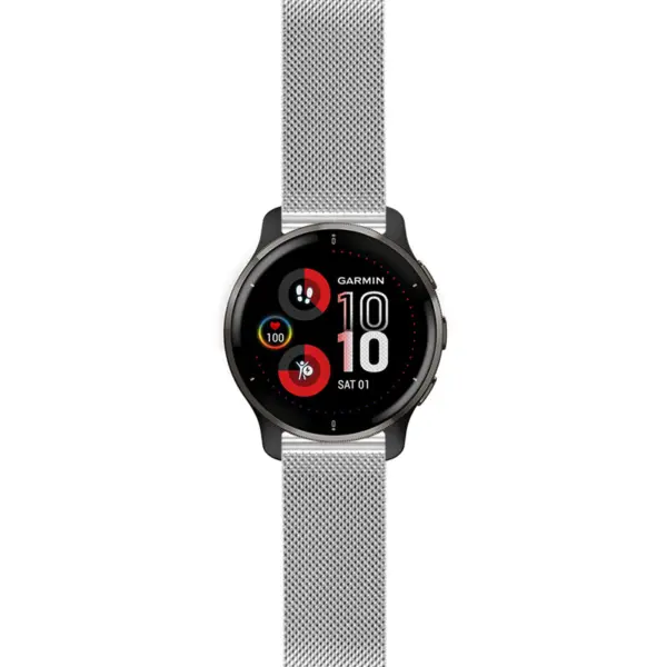 v2p.g.m111 Silver StrapsCo Pro Mesh Stainless Steel Watch Band Strap