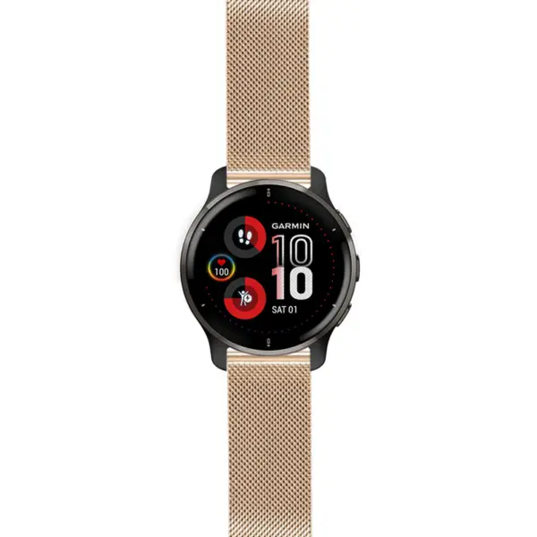v2p.g.m111 Rose Gold StrapsCo Pro Mesh Stainless Steel Watch Band Strap
