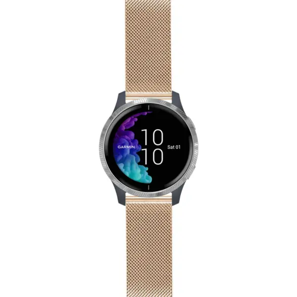 venu.g.m111 Rose Gold StrapsCo Pro Mesh Stainless Steel Watch Band Strap