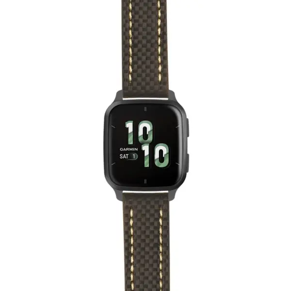 g.vsq2.st25 Main Black & White StrapsCo Heavy Duty Carbon Fiber Watch Strap 20mm