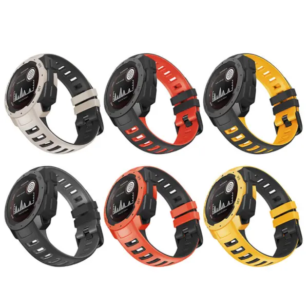 ColorBlock Sports Strap For Garmin Instinct #2