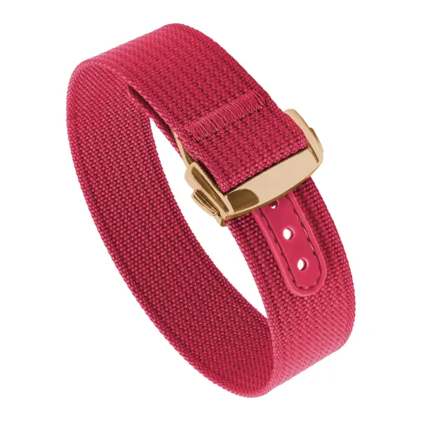 nt16.6.rg Round Red StrapsCo One Piece Explorer Watch Band Strap with Deployant Clasp 18mm 20mm 22mm