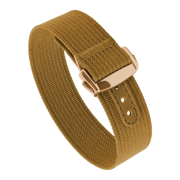 nt16.2.rg Round Brown StrapsCo One Piece Explorer Watch Band Strap with Deployant Clasp 18mm 20mm 22mm