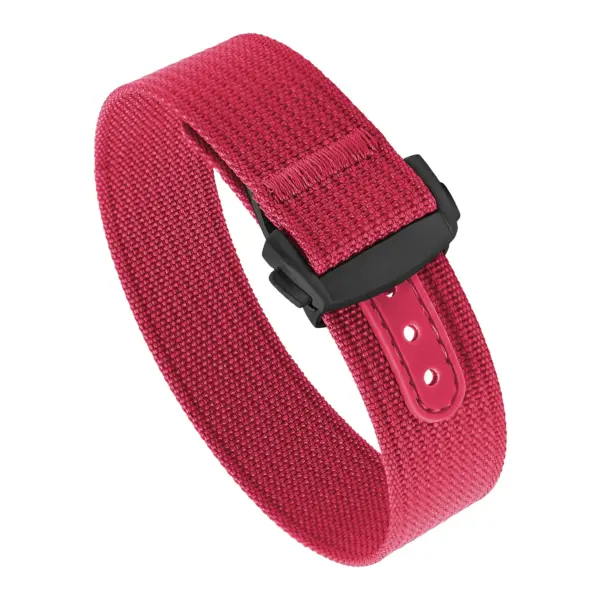 nt16.6.mb Round Red StrapsCo One Piece Explorer Watch Band Strap with Deployant Clasp 18mm 20mm 22mm