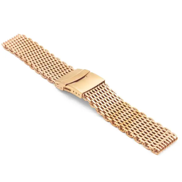 m1.rg Shark Mesh Strap in Rose Gold