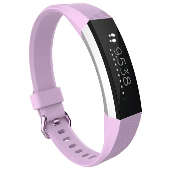 Fb.r41.18 Front Light Purple StrapsCo Silicone Rubber Watch Band Strap For Fitbit Alta & Alta HR SmallLarge