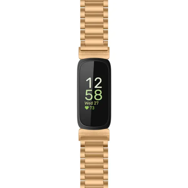 s.m8 Rose Gold StrapsCo Everyday Bracelet Watch Band Strap For Fitbit Inspire 3
