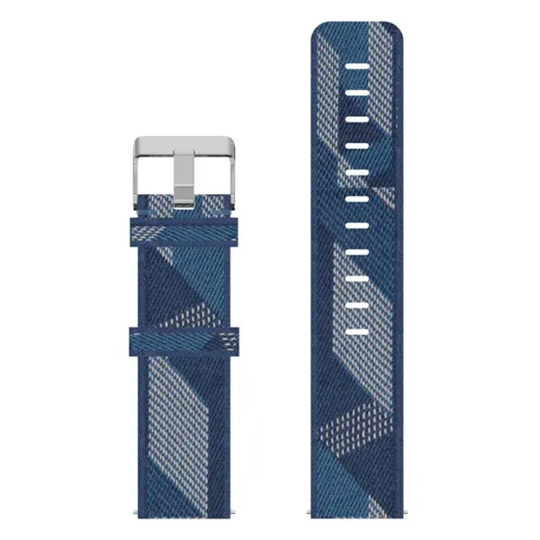 s.ny6 .5 Up Blue StrapsCo Nylon Canvas Watch Band Strap 1