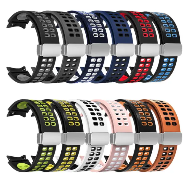 Mag-Clasp Color Block Strap For Samsung Galaxy Watch 5 Pro & Galaxy Watch 4 #2