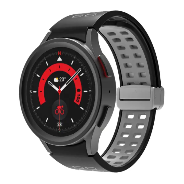 Mag-Clasp Color Block Strap For Samsung Galaxy Watch 5 Pro & Galaxy Watch 4 #3