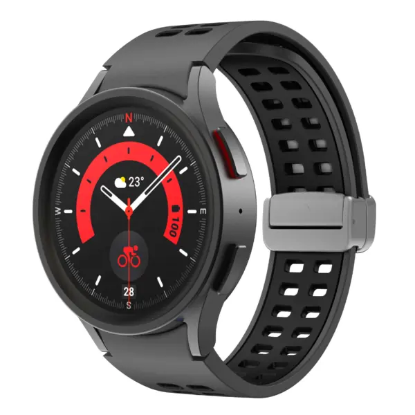 Mag-Clasp Color Block Strap For Samsung Galaxy Watch 5 Pro & Galaxy Watch 4 #4