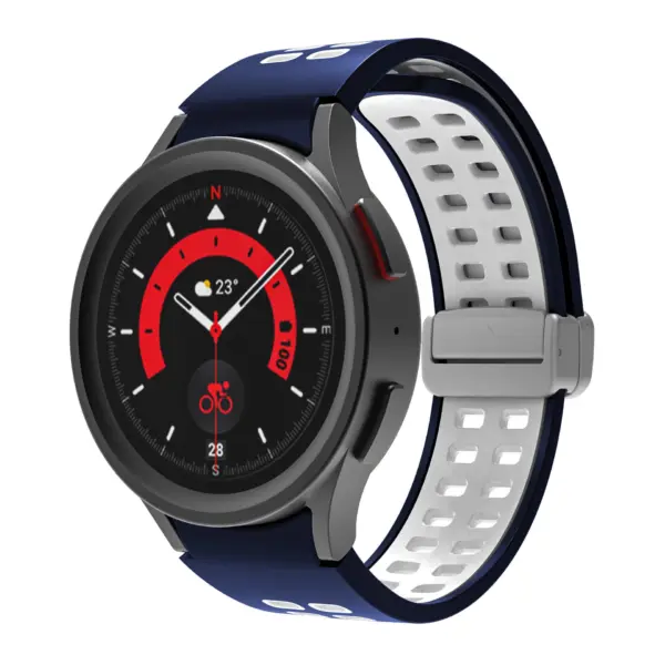 Mag-Clasp Color Block Strap For Samsung Galaxy Watch 5 Pro & Galaxy Watch 4 #5
