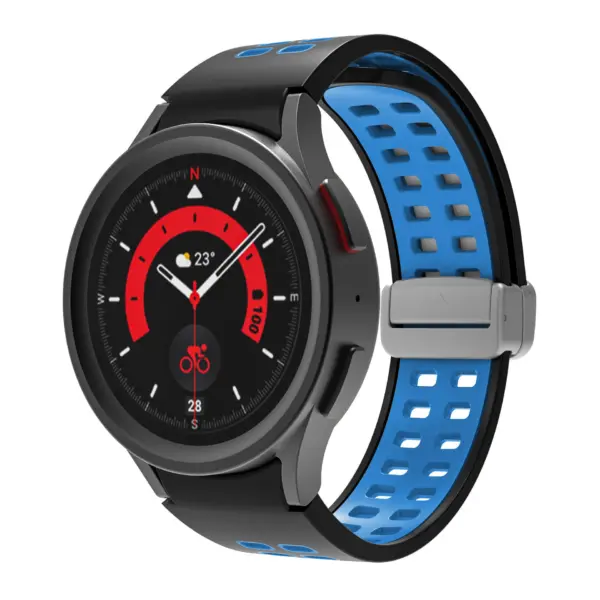 Mag-Clasp Color Block Strap For Samsung Galaxy Watch 5 Pro & Galaxy Watch 4 #8