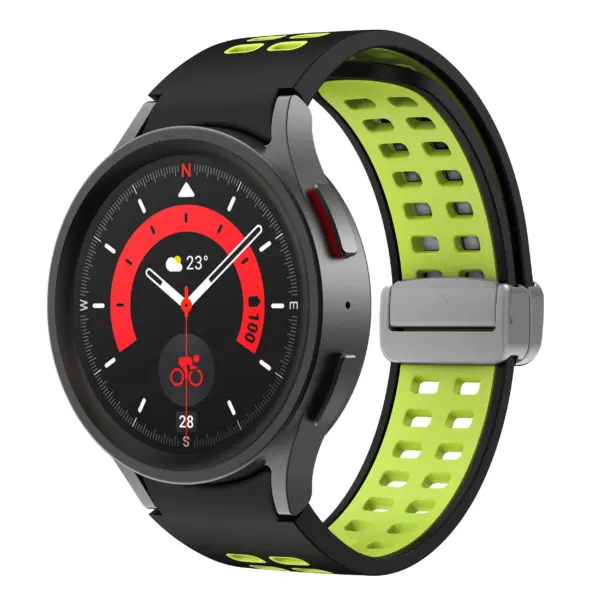 Mag-Clasp Color Block Strap For Samsung Galaxy Watch 5 Pro & Galaxy Watch 4 #9